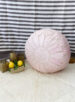 Pouf marocain en cuir Rose