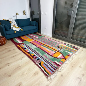 Tapis Berbère Boujad Multicolore