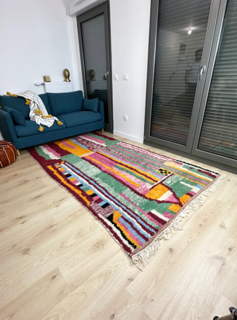 Tapis Berbère Boujad Multicolore