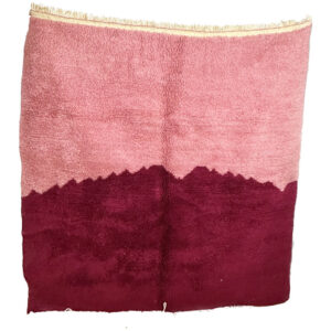 tapis berbere boujad rose rouge