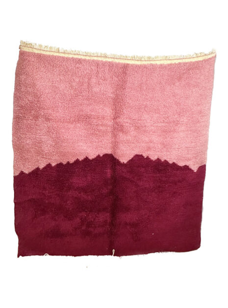 tapis berbere boujad rose rouge